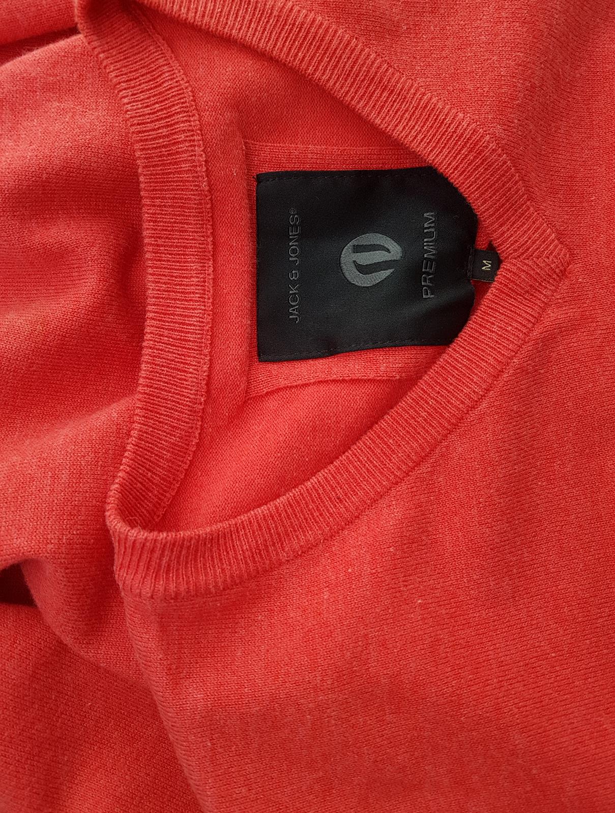 20190703_135933.jpg Jack & jones Rozmiar M Kolor Czerwony Męski Sweter Długi rękaw Materiał Akryl