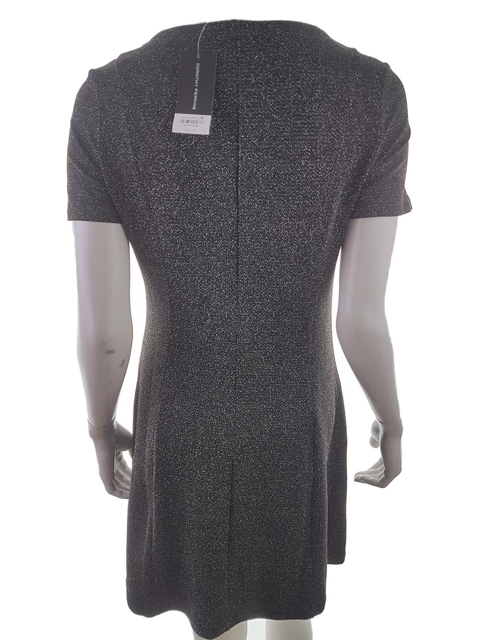 Dorothy perkins Rozmiar 36 Kolor Czarny Okrągły dekolt Sukienka Sheath Krótki rękaw Do Kolan Dorothy perkins Rozmiar 36 Kolor Czarny Okrągły dekolt Sukienka Sheath Krótki rękaw Do Kolan