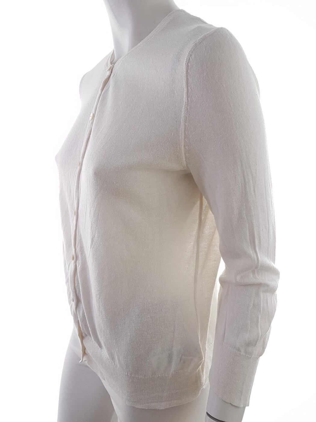 20190710_130842.jpg Tommy hilfiger Rozmiar M Kolor Kremowy Crew Neck Bluzka Zapinana Rękaw 3/4 Materiał Bawełna
