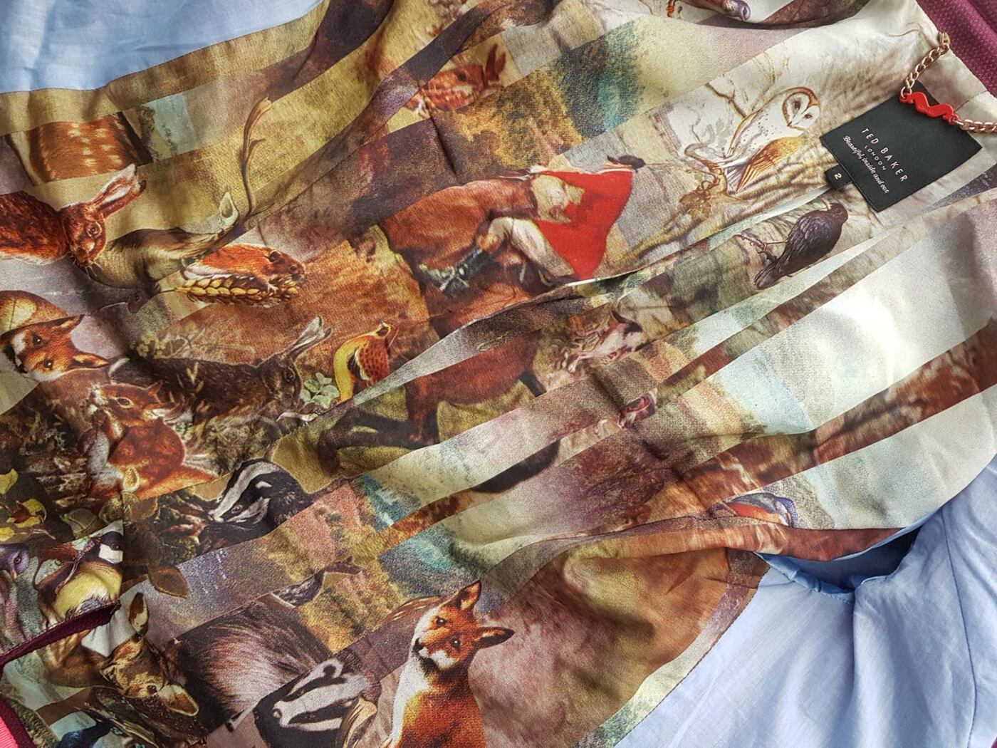 20190710_141147.jpg Ted Baker London Rozmiar S Kołnierz Żakiet z zapięciem Długi rękaw Materiał Bawełna