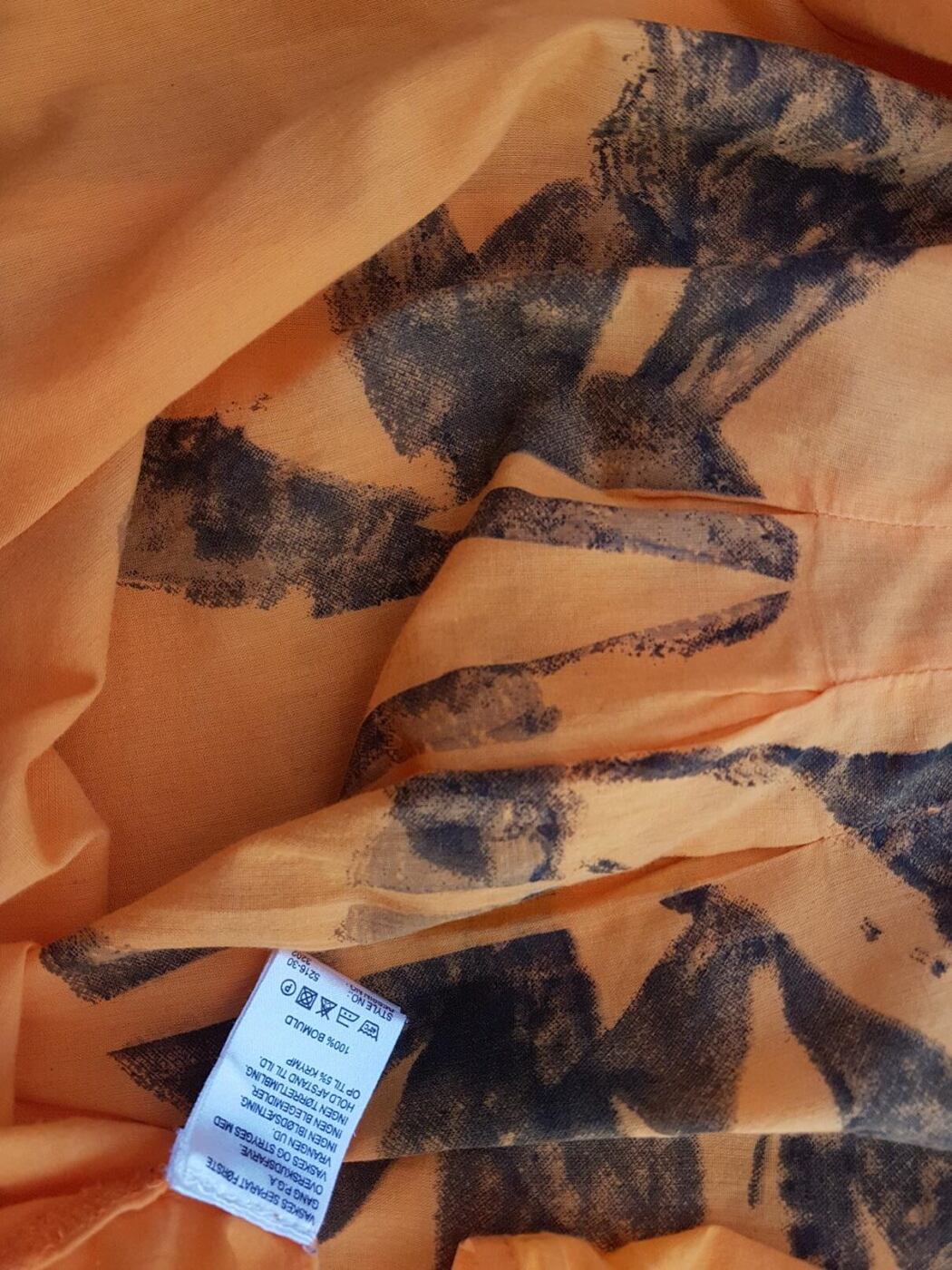 Fransa Rozmiar L Kolor Pomarańczowy Kwadratowy dekolt Tunika Bluzka Krótki rękaw Materiał Bawełna 100% Fransa Rozmiar L Kolor Pomarańczowy Kwadratowy dekolt Tunika Bluzka Krótki rękaw Materiał Bawełna 100%