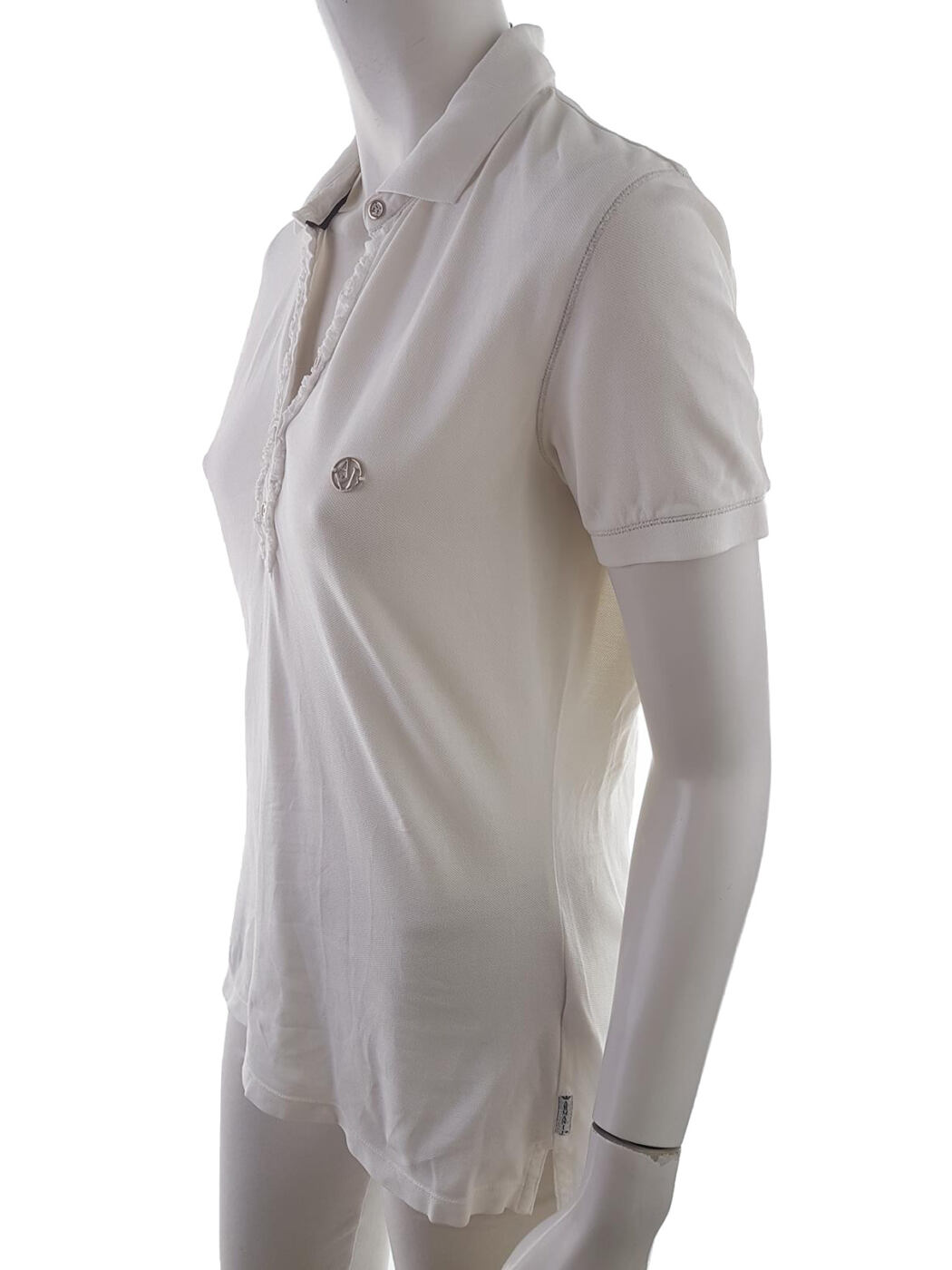 20190711_135942.jpg ARMANI JEANS Rozmiar 44 Kolor Biały Kołnierz Koszulka Polo Krótki rękaw Materiał Bawełna