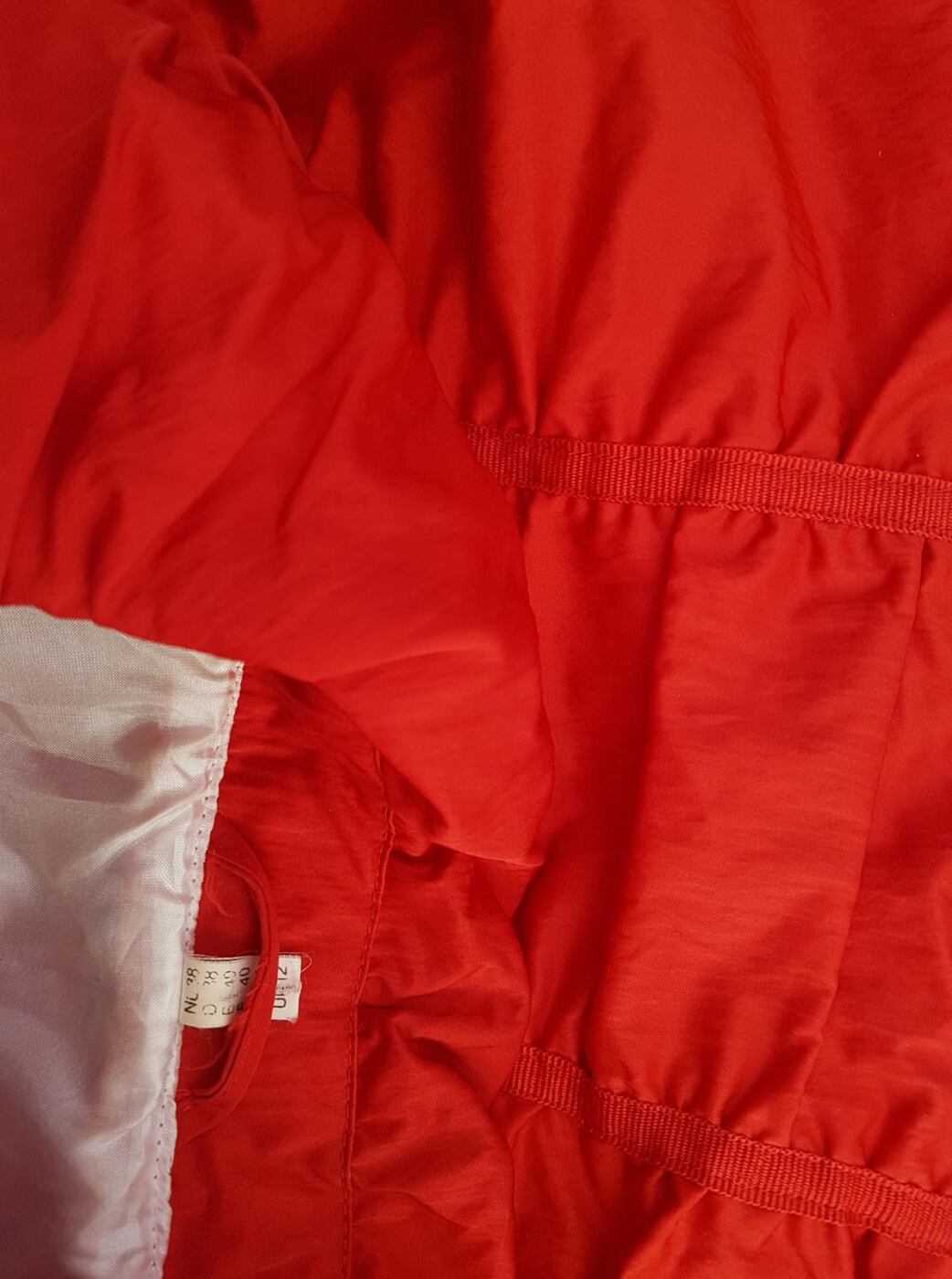 20190711_144140.jpg Vintage Rozmiar 38 Kolor Czerwony Kurtka Długi rękaw