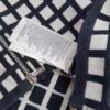 Tommy hilfiger Rozmiar S Kolor Granatowy Krata Okrągły dekolt Sweter Długi rękaw Materiał Bawełna Cienka dzianina