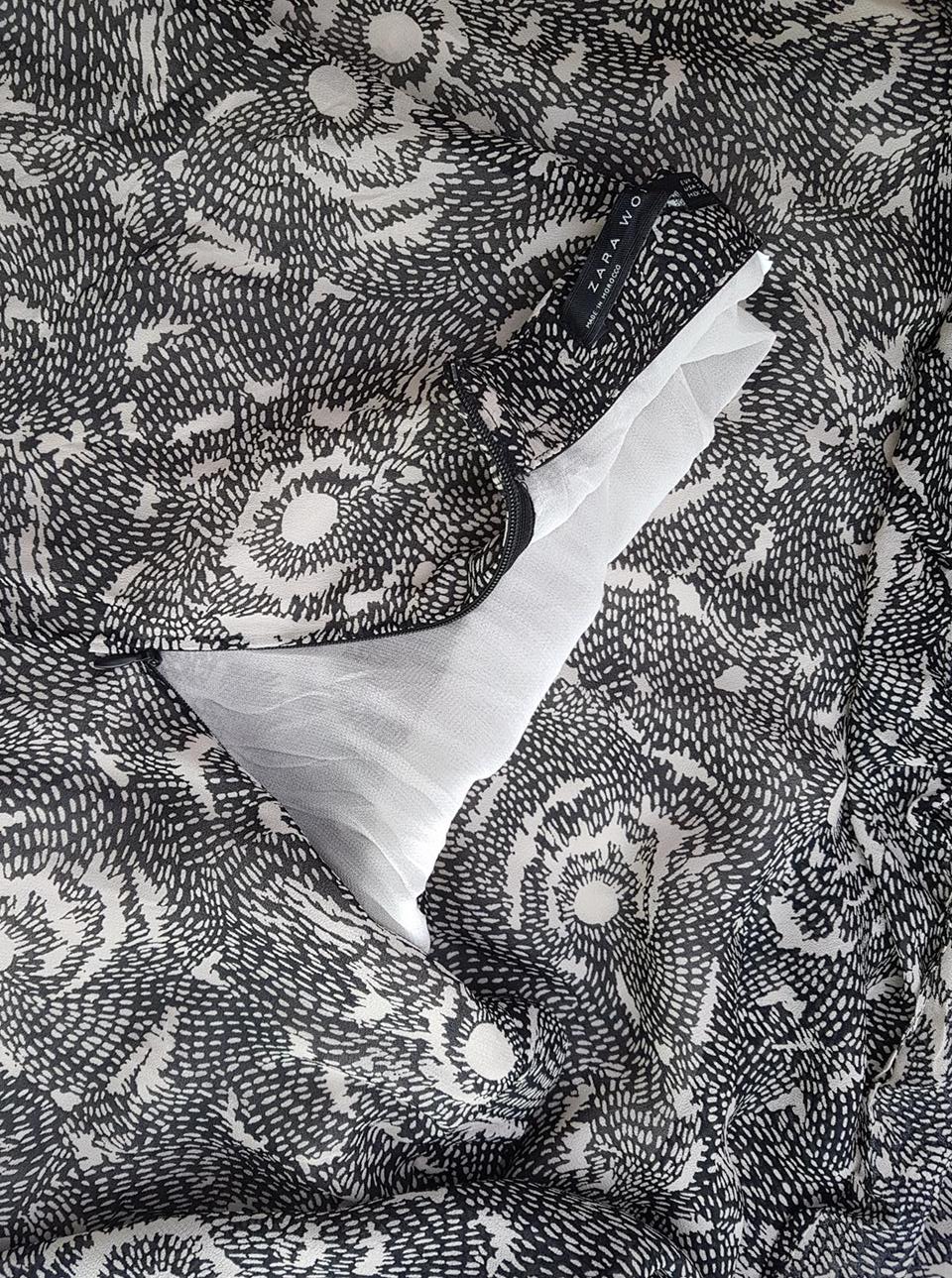 Zara Rozmiar S Geometryczny Spódnica Maxi Długa