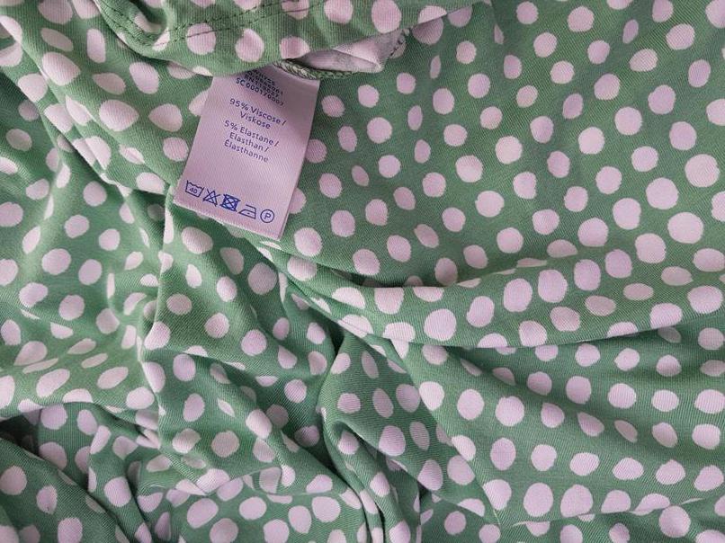 Boden Rozmiar 14 (42) Kolor Zielony Grochy Halter Sukienka Letnia Bezrękawnik Midi Materiał Wiskoza Boden Rozmiar 14 (42) Kolor Zielony Grochy Halter Sukienka Letnia Bezrękawnik Midi Materiał Wiskoza