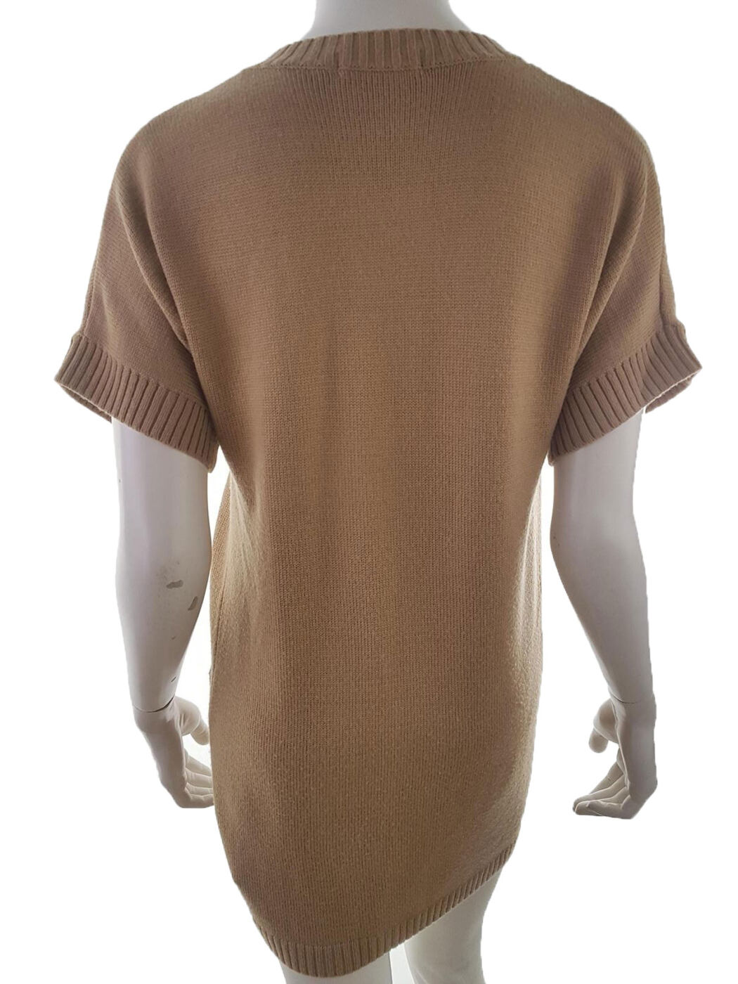 Boden Rozmiar 36 Kolor Brązowy Crew Neck Długi Zapinany Kardigan Krótki rękaw Materiał Wełna Boden Rozmiar 36 Kolor Brązowy Crew Neck Długi Zapinany Kardigan Krótki rękaw Materiał Wełna