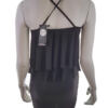 Boohoo Rozmiar 36 Kolor Czarny Keyhole Crew Neck Sukienka Bodycon Bezrękawnik Krótka