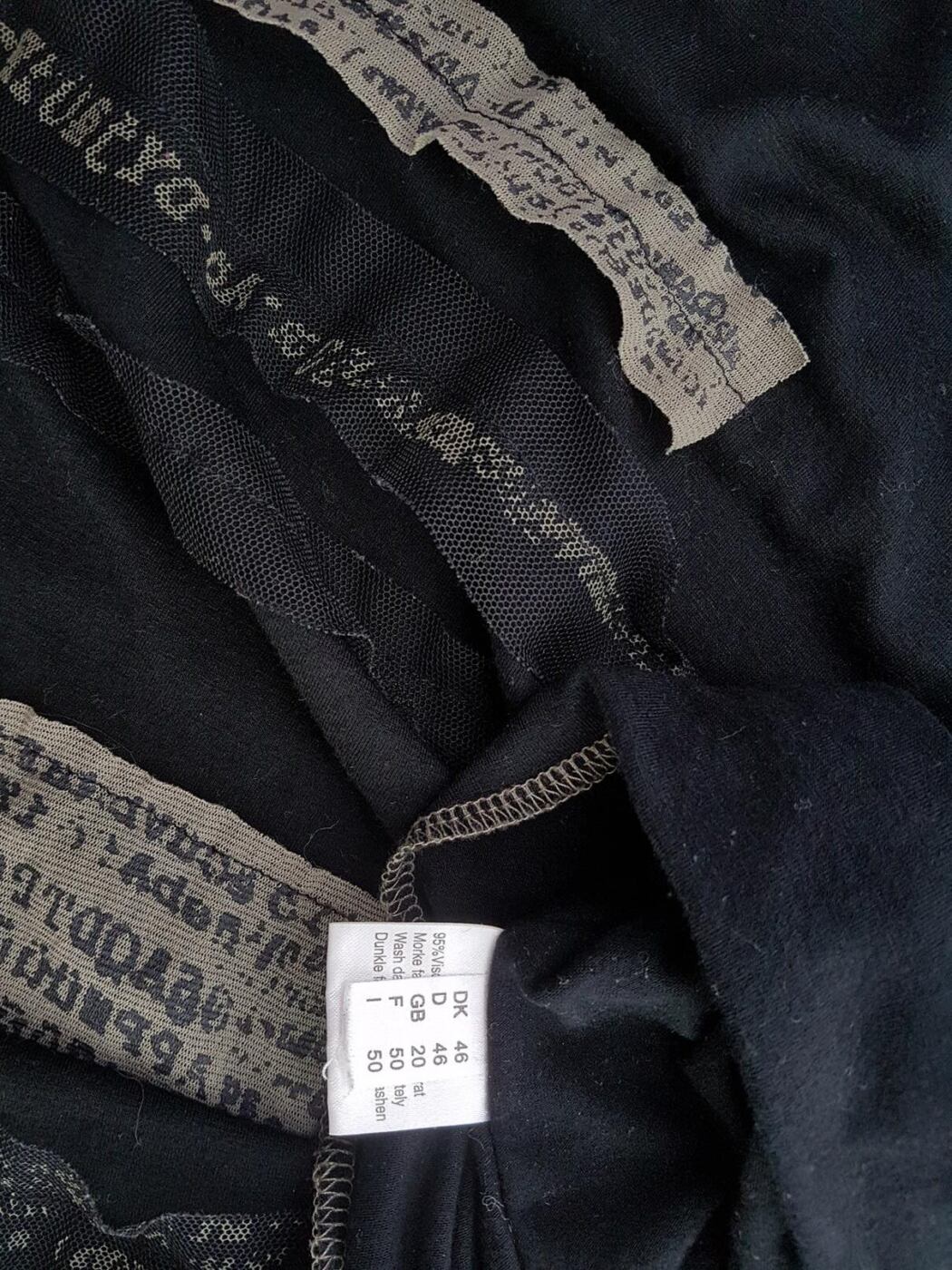 Kello Rozmiar 46 Kolor Czarny Okrągły dekolt Tunika Bluzka Rękaw 3/4 Materiał Wiskoza Kello Rozmiar 46 Kolor Czarny Okrągły dekolt Tunika Bluzka Rękaw 3/4 Materiał Wiskoza