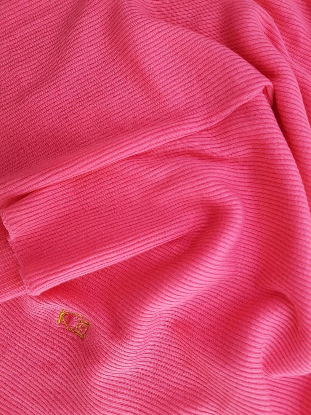 Pinko Rozmiar S Kolor Różowy Dekolt U Tank Top Bezrękawnik Materiał Bawełna 100%
