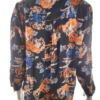 Fransa Rozmiar M Kolor Granatowy Split Crew Neck Bluzka Długi rękaw Materiał Wiskoza 100%