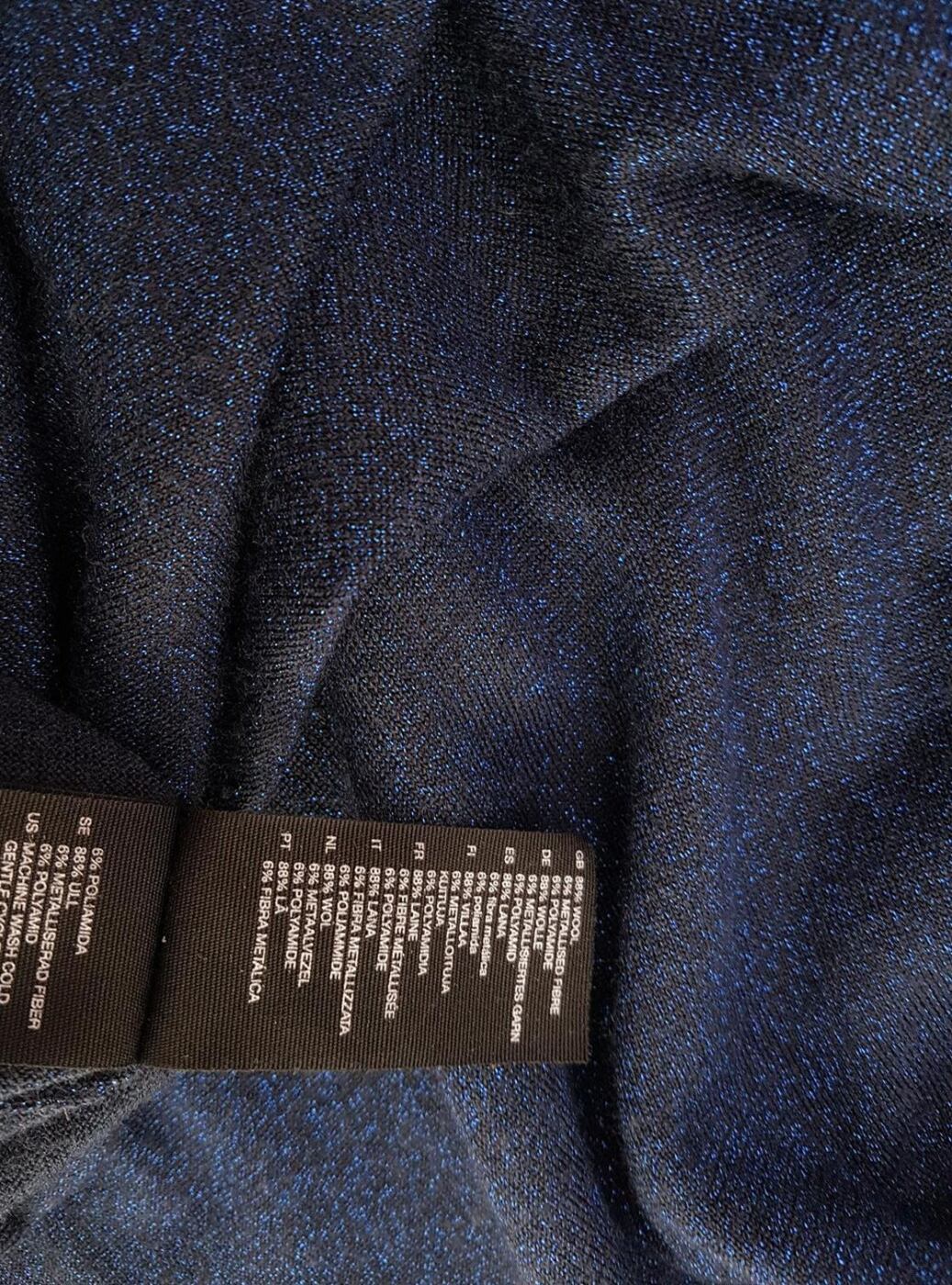20190719_130314.jpg Other stories Rozmiar S Kolor Granatowy Crew Neck Sweter Długi rękaw Materiał Wełna Cienka dzianina