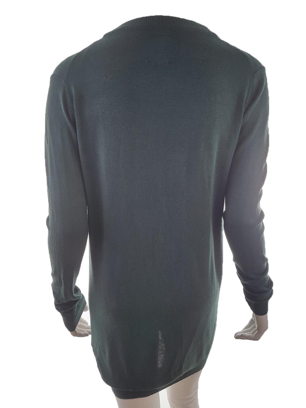 Pull and Bear Rozmiar S Kolor Zielony W serek Długi Zapinany Kardigan Długi rękaw Materiał Rayon Pull and Bear Rozmiar S Kolor Zielony W serek Długi Zapinany Kardigan Długi rękaw Materiał Rayon