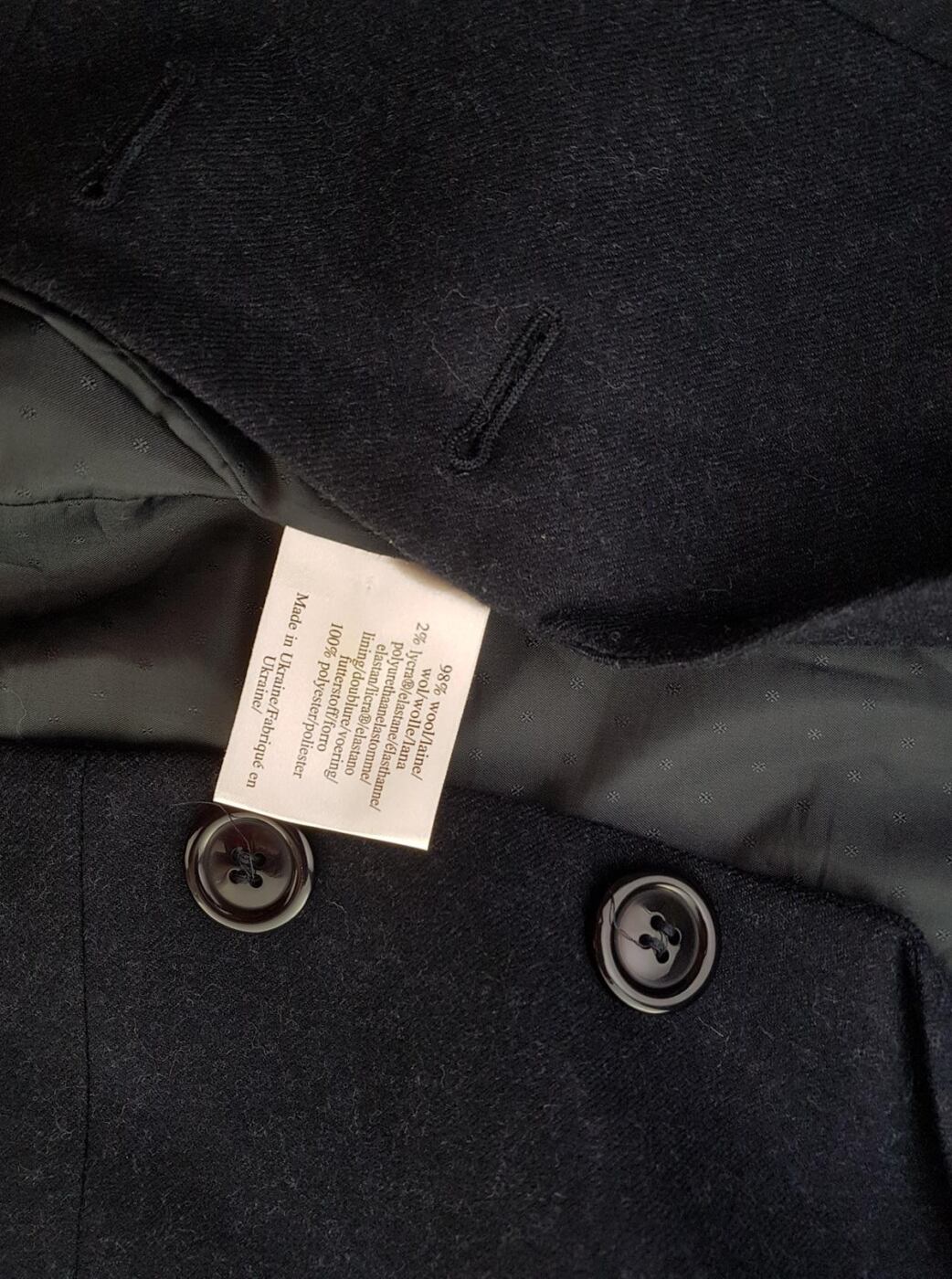 20190722_094225.jpg Laura ashley Rozmiar 38 Kolor Czarny Kołnierz Żakiet z zapięciem Długi rękaw Materiał Wełna