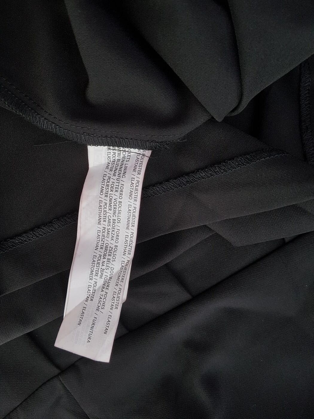 Mango Rozmiar L Kolor Czarny W serek Sukienka Sheath Krótki rękaw Do Kolan