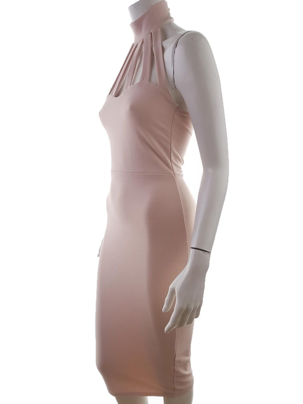 PINK BOUTIQUE Rozmiar 10 (38) Kolor Różowy Halter Suknia Balowa Sukienka Wieczorowa Bezrękawnik Midi PINK BOUTIQUE Rozmiar 10 (38) Kolor Różowy Halter Suknia Balowa Sukienka Wieczorowa Bezrękawnik Midi
