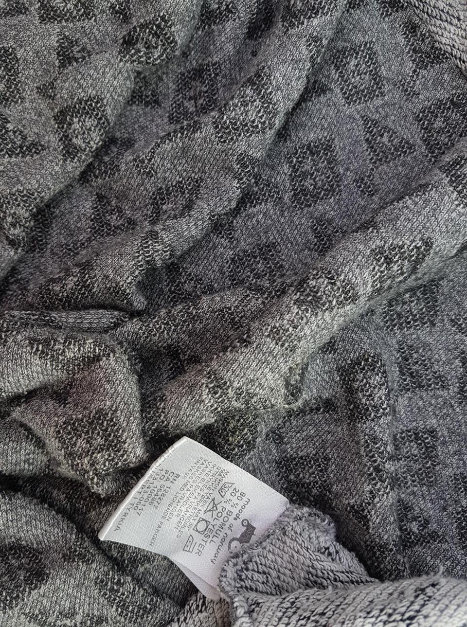 20190722_124554.jpg Moods of Norway Rozmiar M Kolor Szary Geometryczny Okrągły dekolt Długi Sweter Tunika Długi rękaw Materiał Bawełna Cienka dzianina