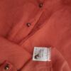 Flash Woman Rozmiar S Kolor Czerwony Split Crew Neck Tunika Popover Bluzka Długi rękaw