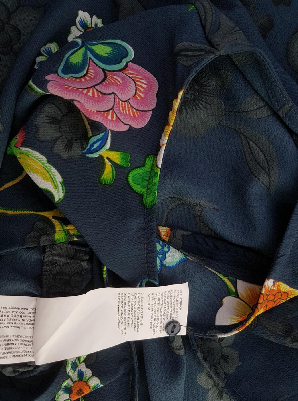 DESIGUAL Rozmiar S Kolor Granatowy Kombinezon Spodnium Bezrękawnik