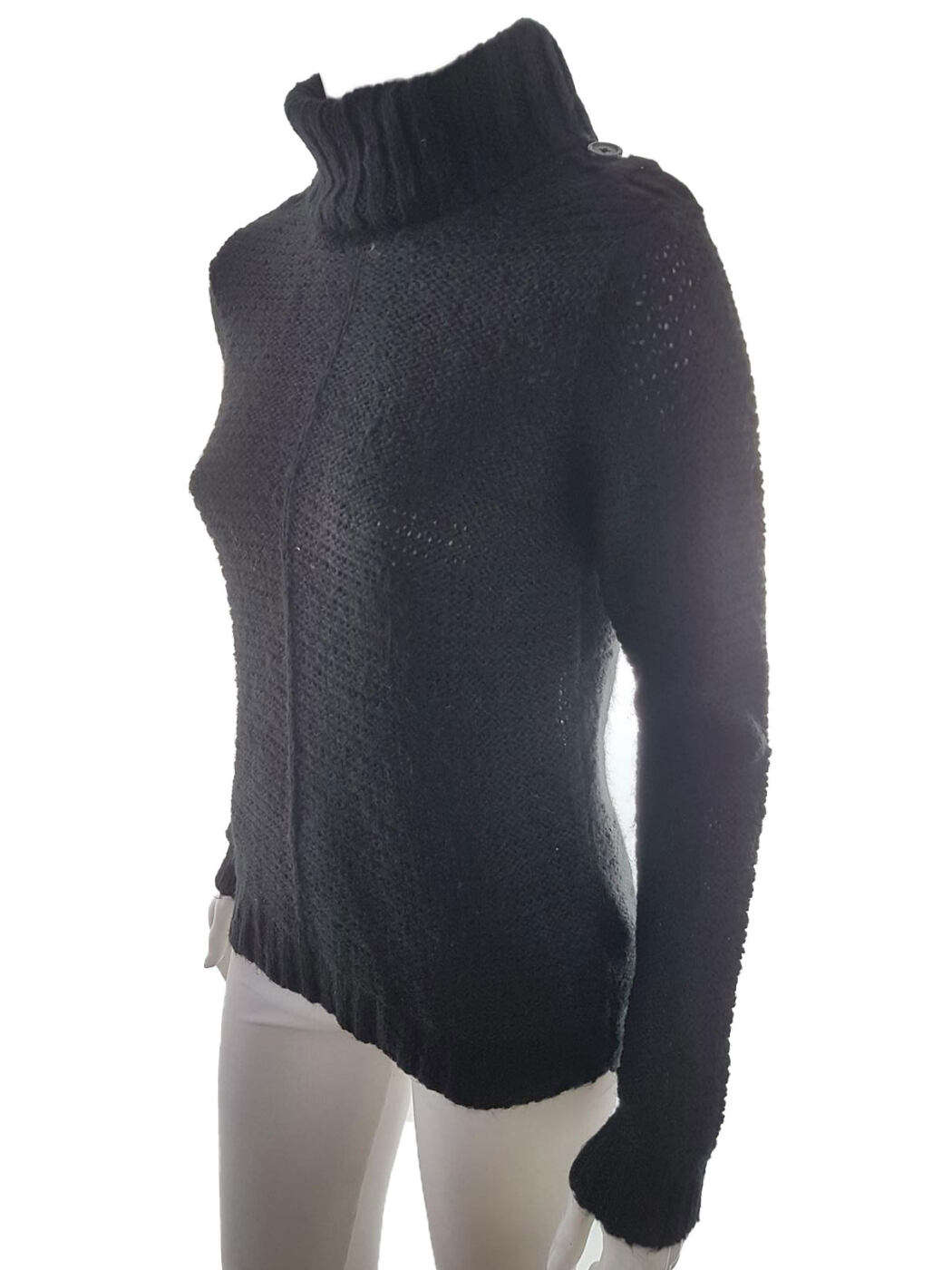 20190725_122517.jpg Vero moda Rozmiar M Kolor Czarny Golf Sweter Długi rękaw Materiał Akryl 100% Gruba dzianina