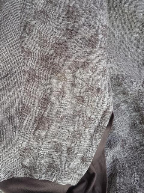 20190726_132920.jpg Sophie B Rozmiar 12 (40) Kolor Brązowy A-Line Spódnica Midi Materiał Len