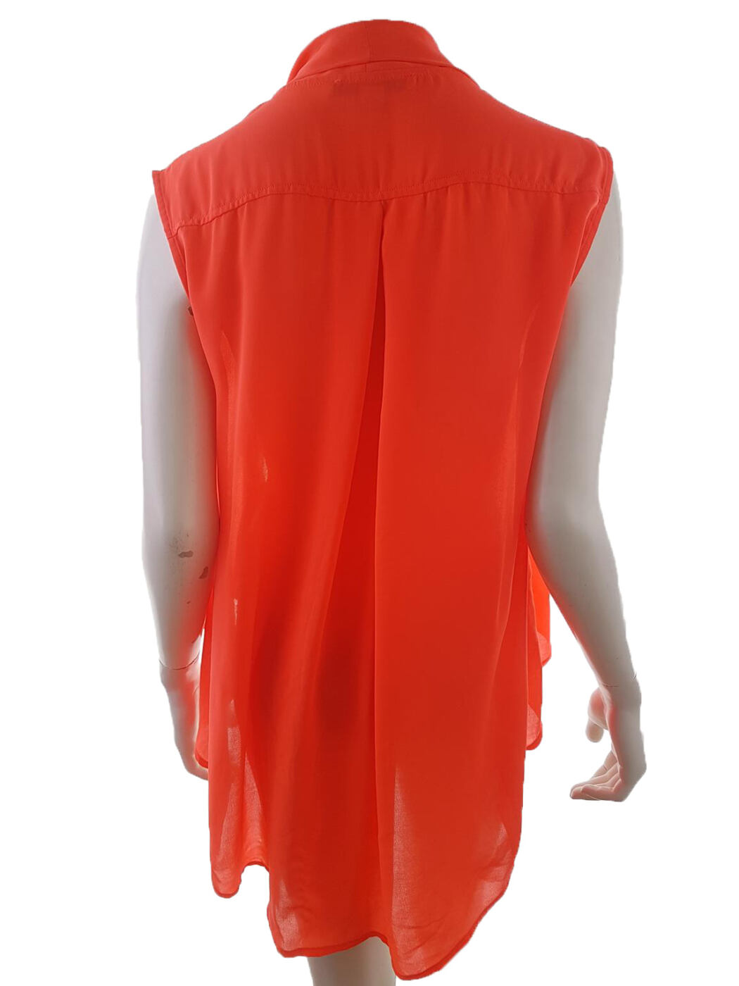 Forever 21 Rozmiar S Kolor Pomarańczowy Głęboki Serek Tunika Bluzka Otwarta Bezrękawnik Forever 21 Rozmiar S Kolor Pomarańczowy Głęboki Serek Tunika Bluzka Otwarta Bezrękawnik