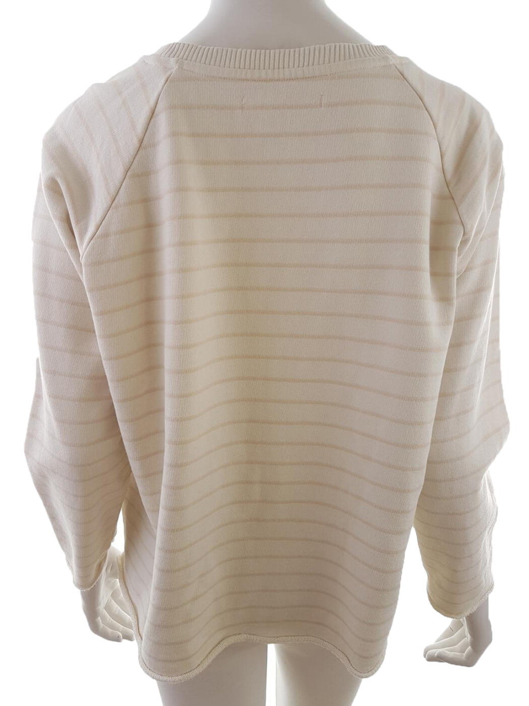 20190730_101057.jpg Line of Oslo Rozmiar XS Kolor Kremowy Crew Neck Sweter Długi rękaw Materiał Bawełna Cienka dzianina