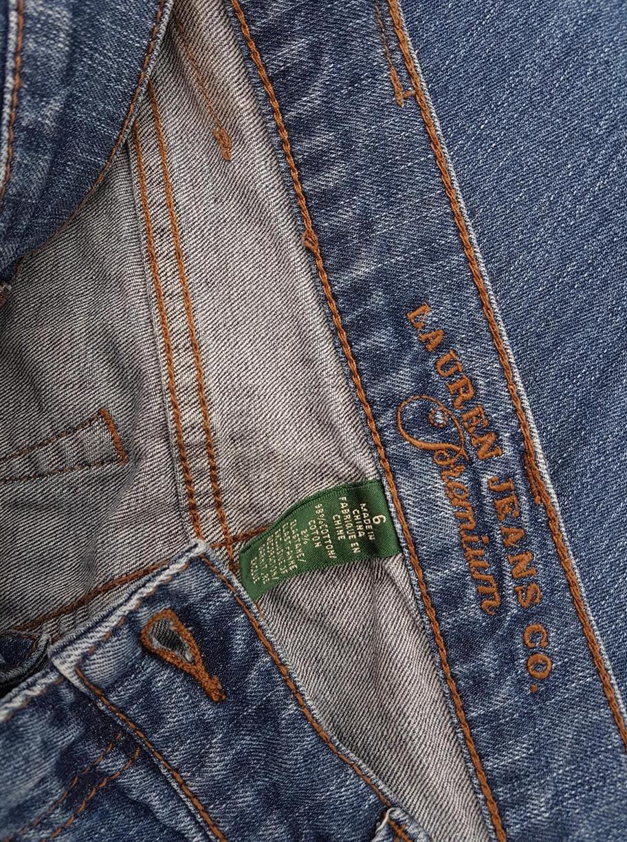 20190730_120528.jpg Ralph Lauren Rozmiar 6 (34) Kolor Niebieski Spodnie Jeansy Materiał Bawełna