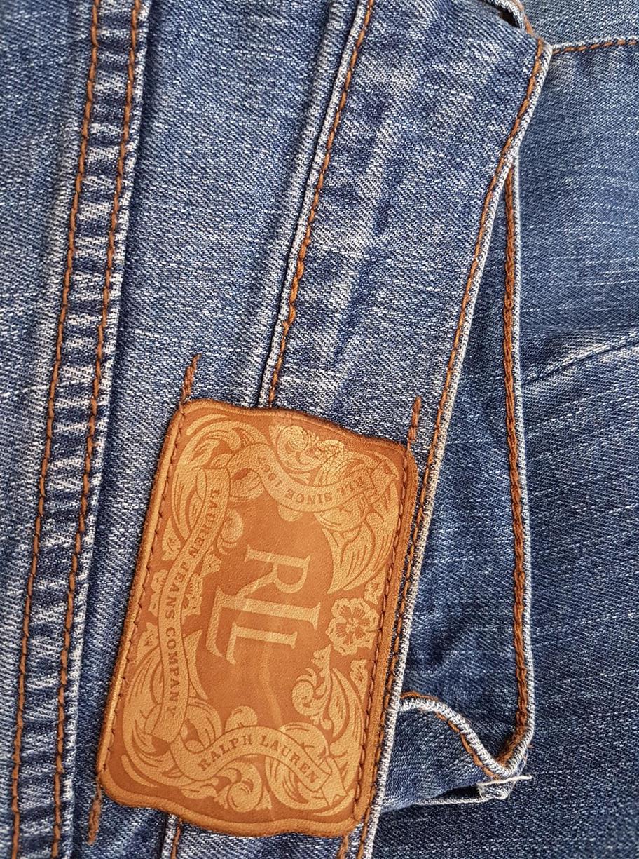 20190730_120540.jpg Ralph Lauren Rozmiar 6 (34) Kolor Niebieski Spodnie Jeansy Materiał Bawełna