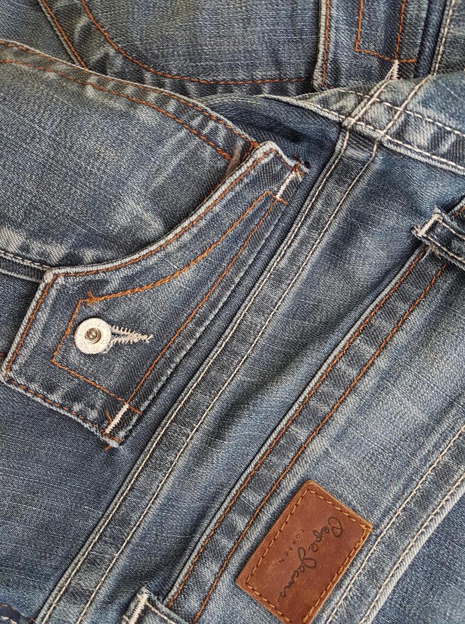 20190730_123853.jpg Pepe jeans Rozmiar W27 L34 Kolor Granatowy Spodnie Jeansy Materiał Bawełna