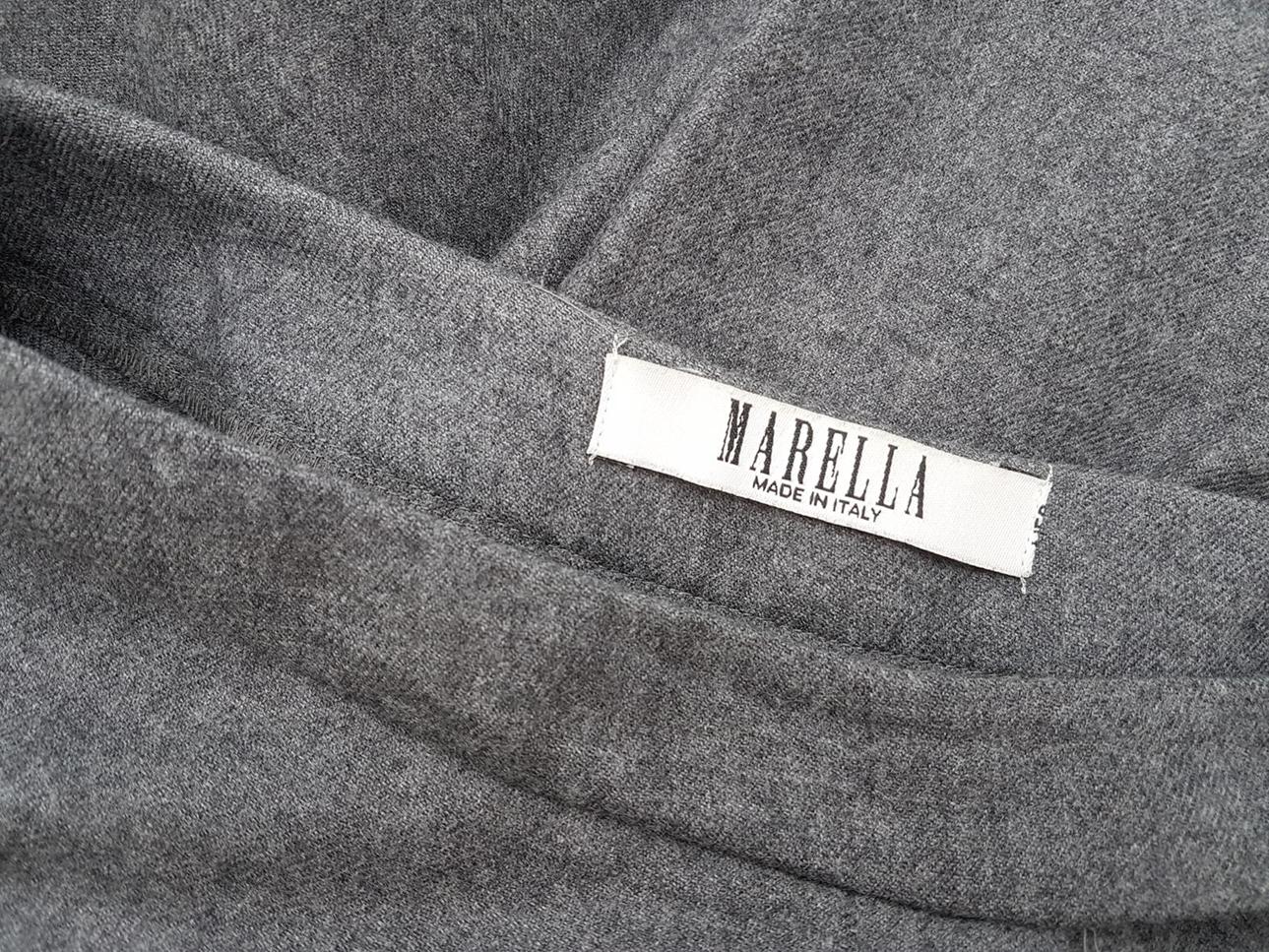 20190731_104759.jpg Marella Rozmiar 38 Kolor Szary Spodnie Eleganckie Materiał Dziewicza Wełna 100%