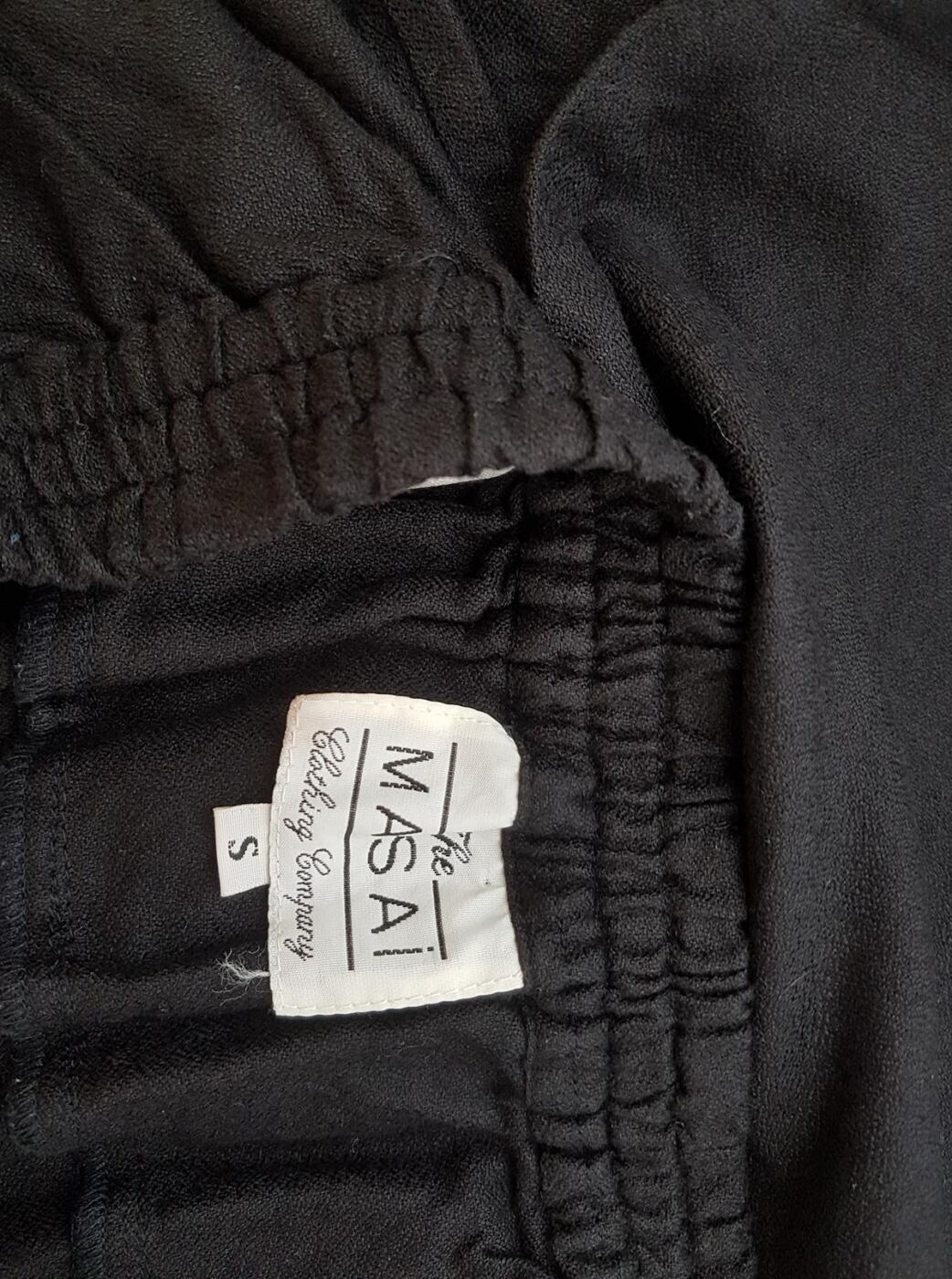 20190731_111241.jpg The Masai Rozmiar S Kolor Czarny Spodnie Casual Materiał Bawełna