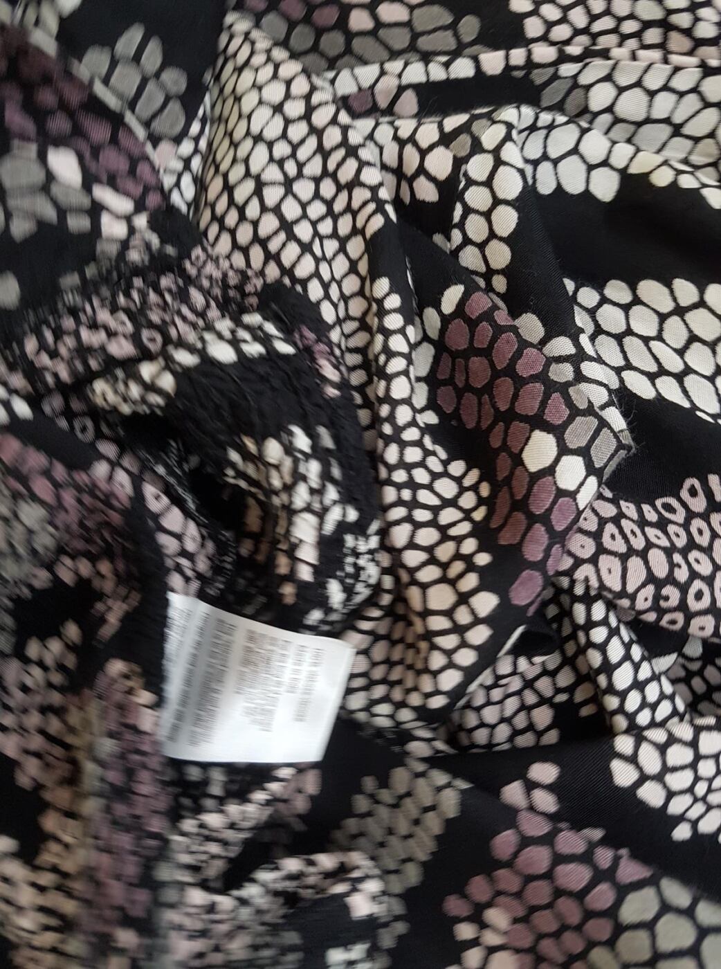 20190731_112445.jpg The Masai Rozmiar L Kolor Czarny Geometryczny Spodnie Casual Materiał Wiskoza 100%