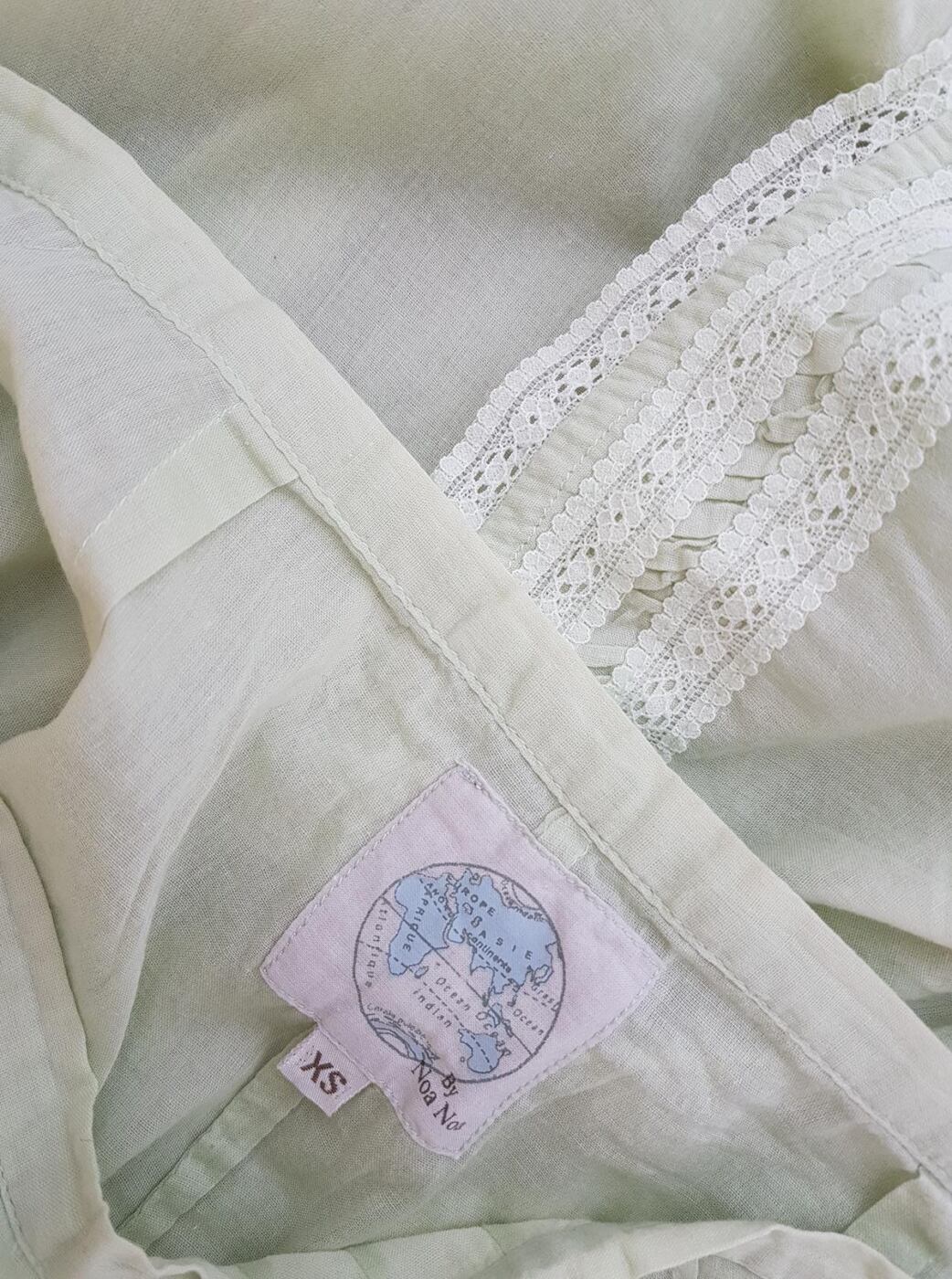 20190731_113415.jpg Noa noa Rozmiar XS Kolor Zielony Spodnie Casual Materiał Bawełna 100%