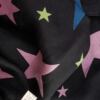 Charlotte Sparre Rozmiar XS Kolor Czarny Geometryczny Drapowany dekolt Sukienka Prostokątna Krótki rękaw Do Kolan Materiał Jedwab