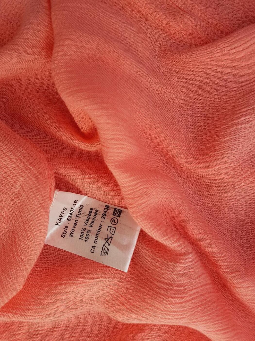Kaffe Rozmiar 38 Kolor Różowy Okrągły dekolt Sukienka Mini Krótki rękaw Krótka Materiał Wiskoza