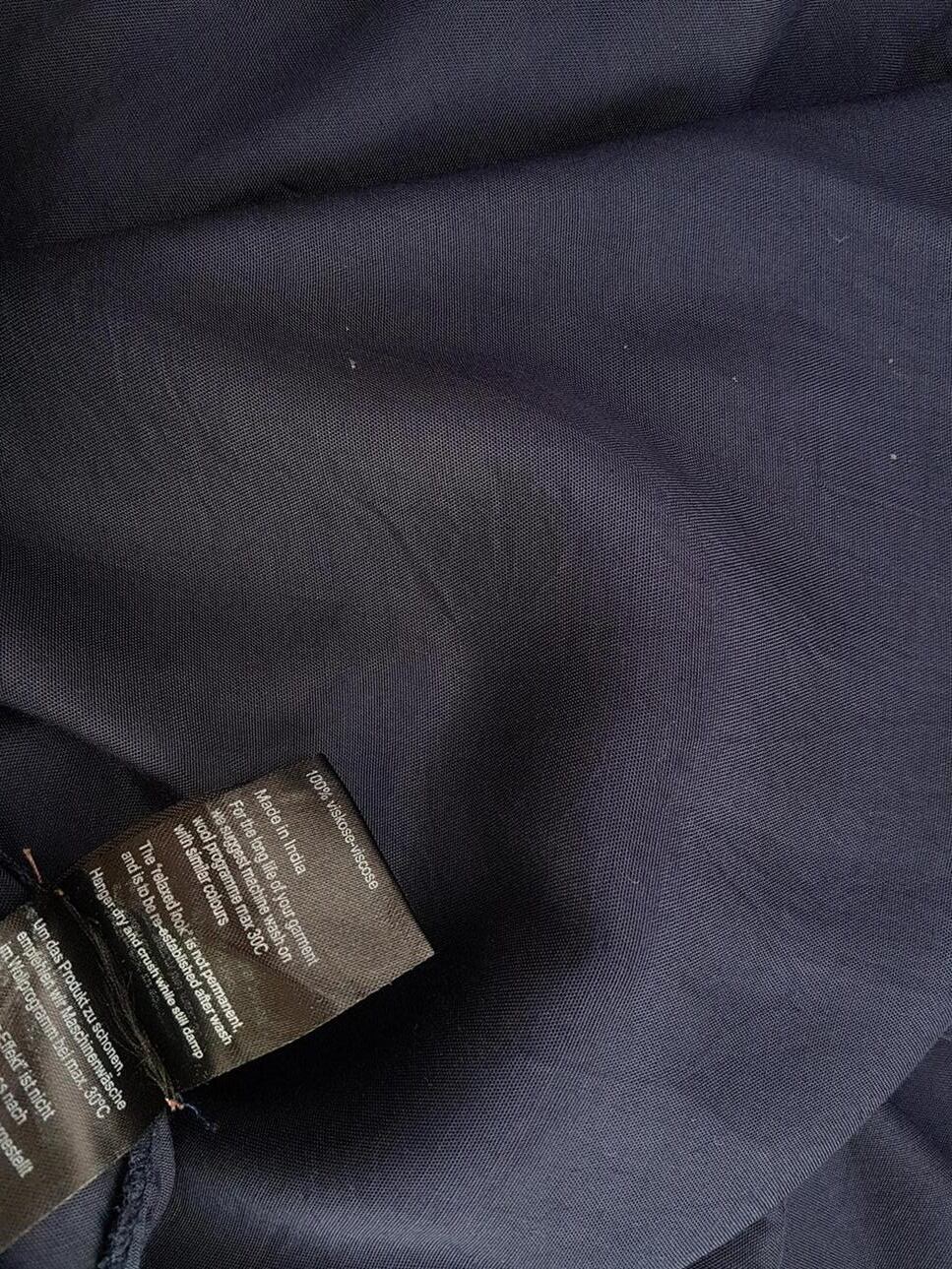 Masai Rozmiar M Kolor Granatowy W serek Tunika Bluzka Rękaw 3/4 Materiał Wiskoza Masai Rozmiar M Kolor Granatowy W serek Tunika Bluzka Rękaw 3/4 Materiał Wiskoza