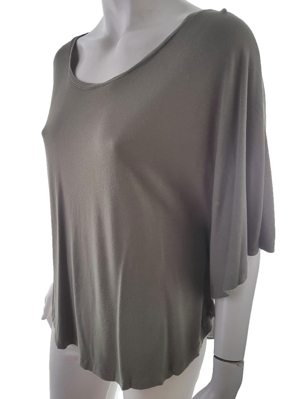 20190802_131029.jpg Isolde Rozmiar M Kolor Khaki Dekolt U Bluzka Rękaw 3/4 Materiał Wiskoza