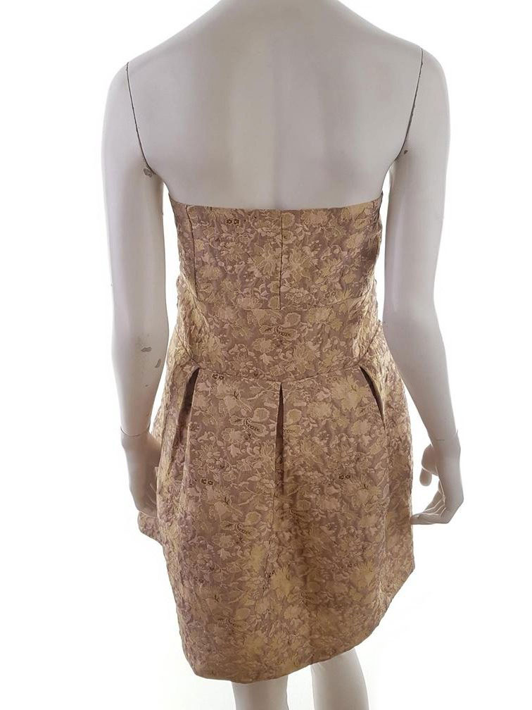 Dorothy perkins Rozmiar 42 (14) Kolor Beżowy Odkryte Ramiona Sukienka Mini Bezrękawnik Krótka Dorothy perkins Rozmiar 42 (14) Kolor Beżowy Odkryte Ramiona Sukienka Mini Bezrękawnik Krótka