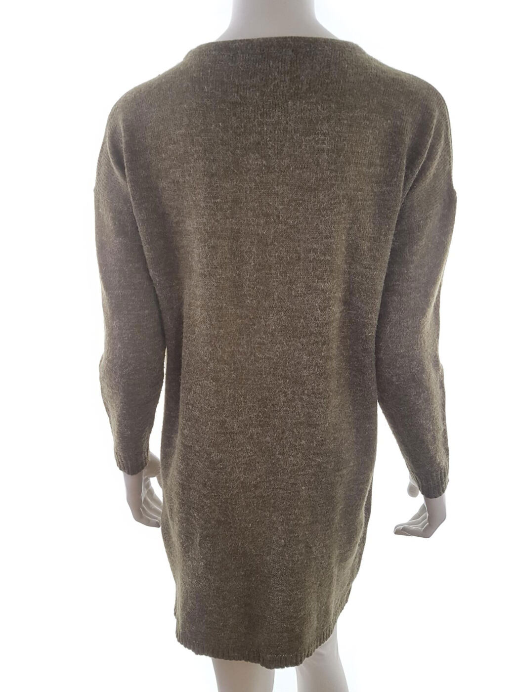 Vila Rozmiar S Kolor Zielony Crew Neck Tunika Bluzka Dzianina Długi rękaw Materiał Akryl Vila Rozmiar S Kolor Zielony Crew Neck Tunika Bluzka Dzianina Długi rękaw Materiał Akryl