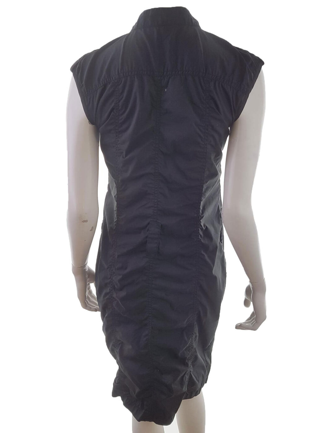 Essentiel Antwerp Rozmiar 40 Kolor Czarny Kołnierz Sukienka Koszulowa Krótki rękaw Midi Materiał Bawełna Essentiel Antwerp Rozmiar 40 Kolor Czarny Kołnierz Sukienka Koszulowa Krótki rękaw Midi Materiał Bawełna