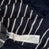 Uttam Boutique Rozmiar 42 (14) Kolor Granatowy Pasy W serek Sukienka Sheath Bezrękawnik Midi Materiał Bawełna