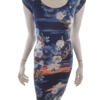 Lustre Rozmiar 34 (8) Kolor Niebieski Okrągły dekolt Sukienka Bodycon Krótki rękaw Midi