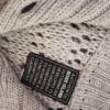 River island Rozmiar 38 (10) Kolor Beżowy High Neck Długi Zapinany Kardigan Krótki rękaw Materiał Akryl Cienka dzianina