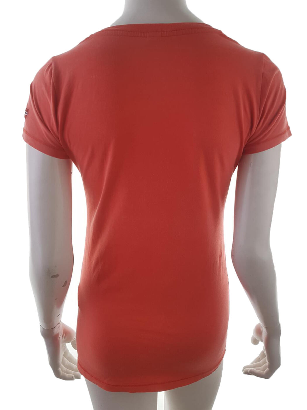 20190814_134022.jpg NAPAPIJRI Rozmiar M Kolor Czerwony W serek T-Shirt Krótki rękaw Materiał Bawełna