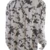 Fransa Rozmiar XXL Kolor Biały Split Crew Neck Tunika Popover Bluzka Długi rękaw Materiał Wiskoza 100%