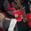 DESIGUAL Rozmiar XS Kolor Czarny W serek Sukienka Sheath Krótki rękaw Midi Materiał Bawełna 100%
