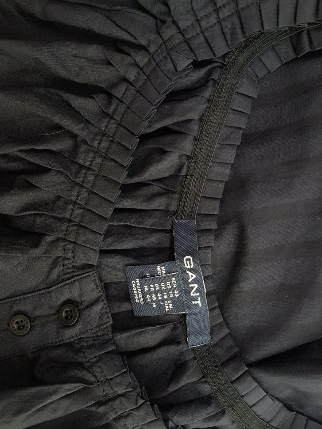 Gant Rozmiar 44 Okrągły dekolt Sukienka Mini Krótki rękaw Krótka Materiał Bawełna 100%