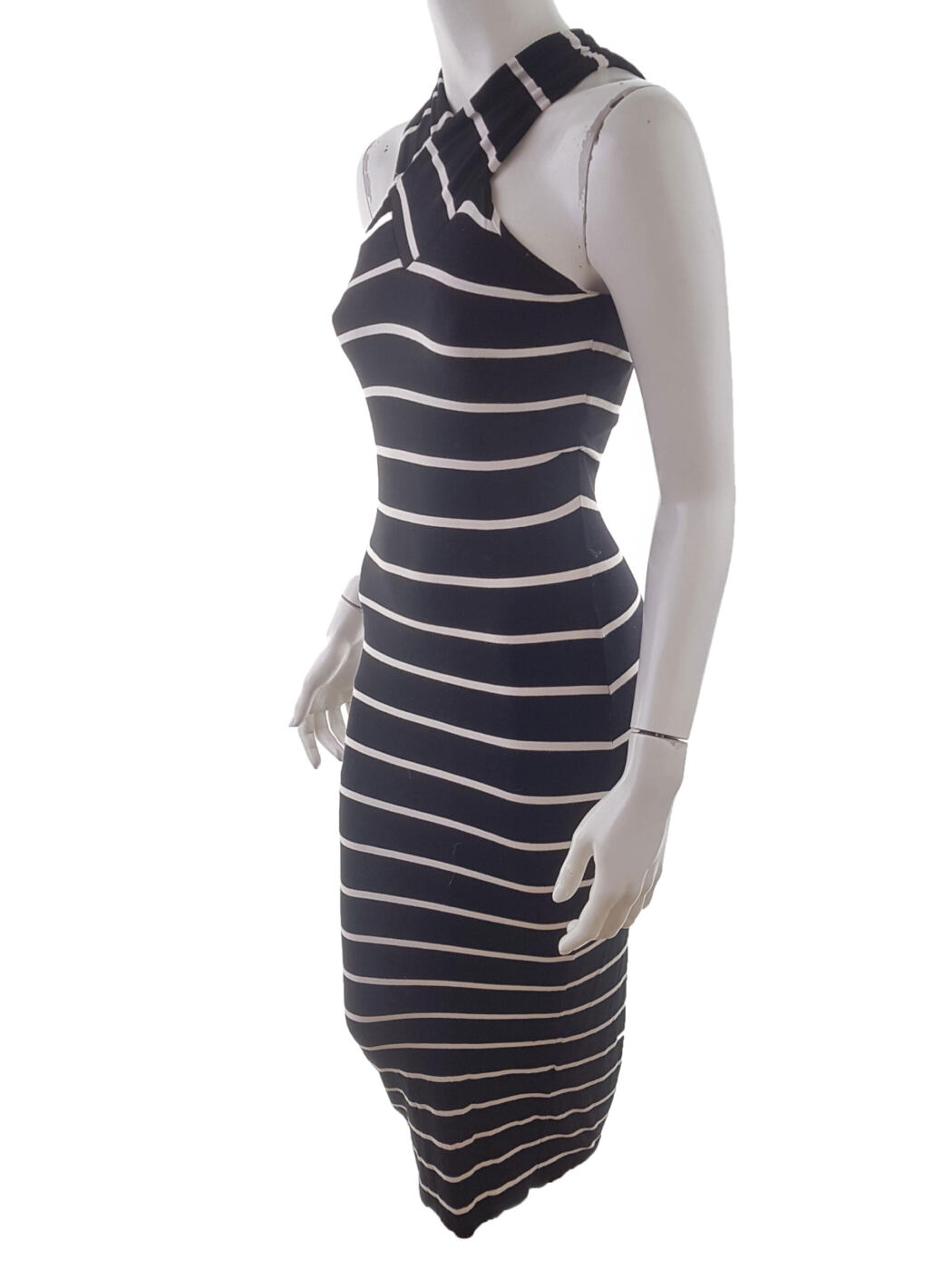 Ted Baker Rozmiar 34(1) Kolor Czarny Pasy Halter Sukienka Bodycon Bezrękawnik Długa Materiał Wiskoza Ted Baker Rozmiar 34(1) Kolor Czarny Pasy Halter Sukienka Bodycon Bezrękawnik Długa Materiał Wiskoza