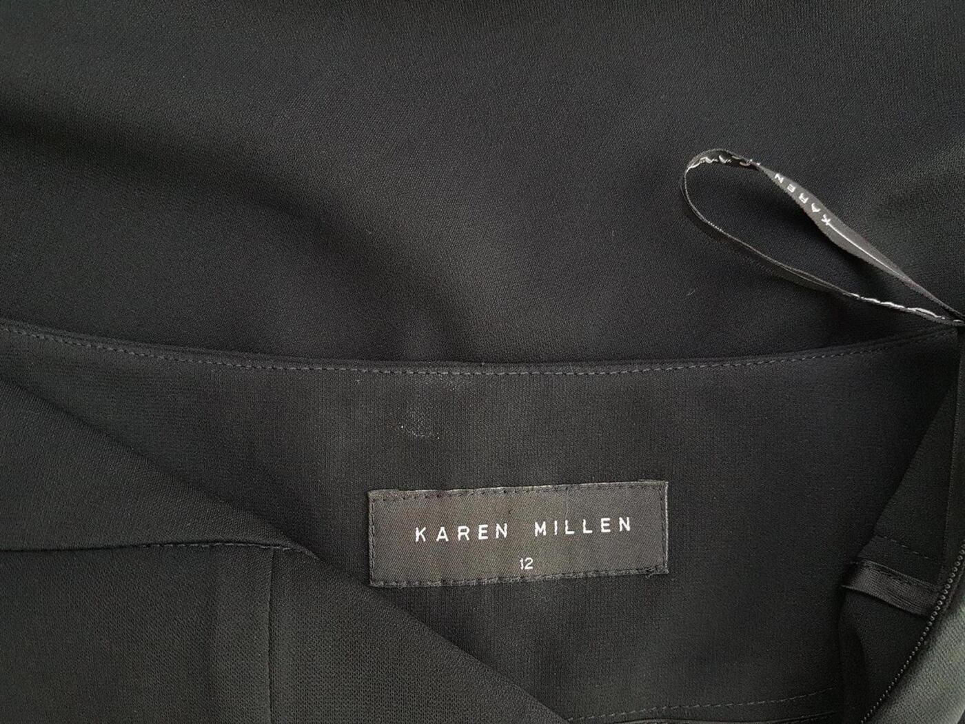 20190820_111046_r1.jpg KAREN MILLEN Rozmiar 40(12) Kolor Czarny Spódnica Prosta i Ołówkowa Midi